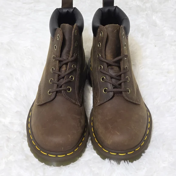 Doc Dr Martens 939 Ben Boot Brown Leather Crazy Horse sz 6M US - Picture 2 of 10
